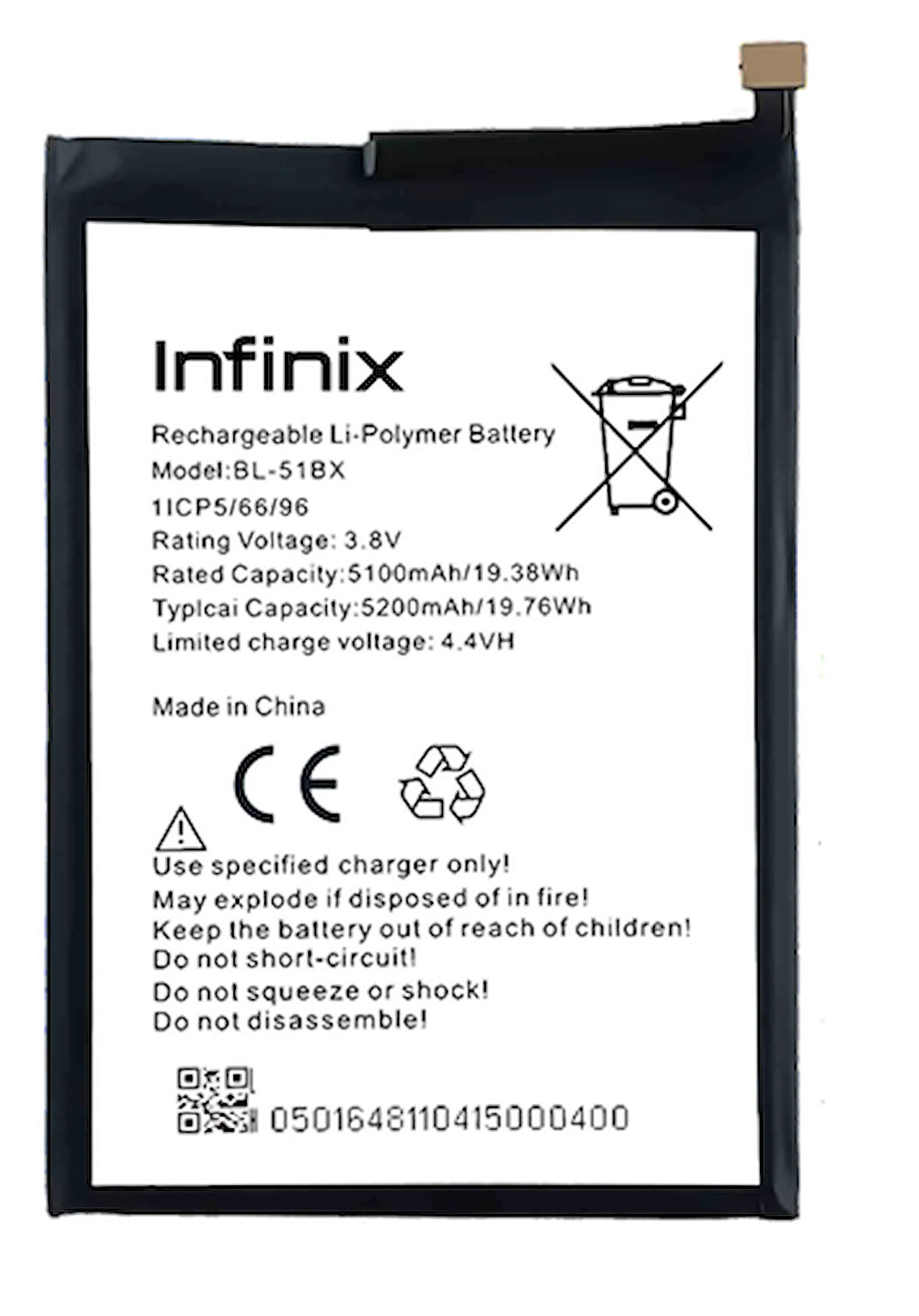 Infinix NOTE 8İ Uyumlu Batarya Pil Sıfır Orijinal