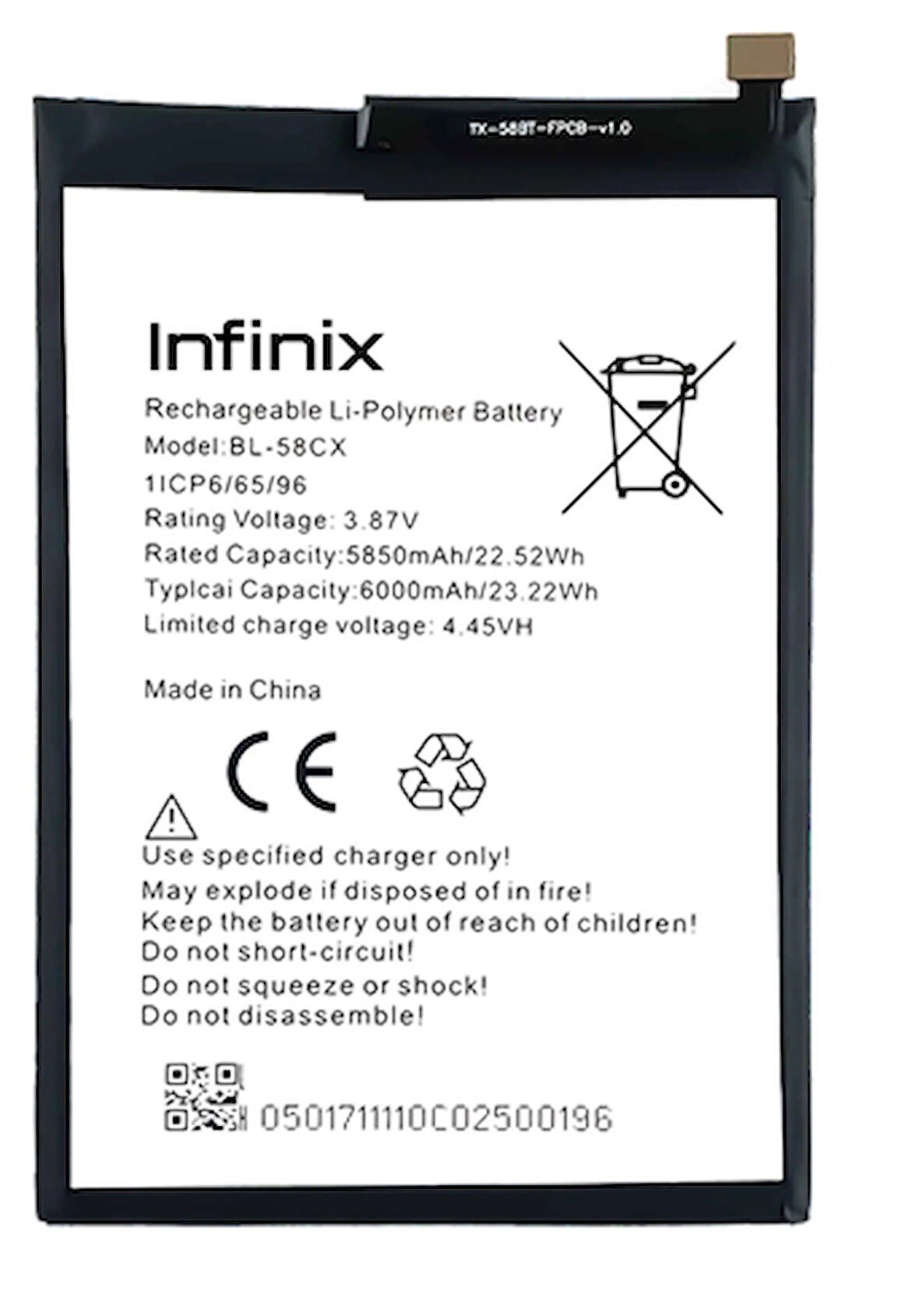 Infinix HOT 10İ Uyumlu Batarya Pil Sıfır Orijinal