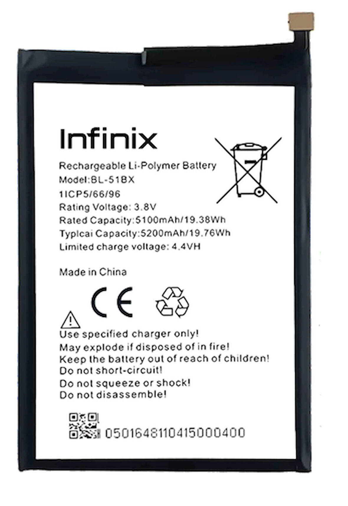 Infinix HOT 11 Uyumlu Batarya Pil Sıfır Orijinal