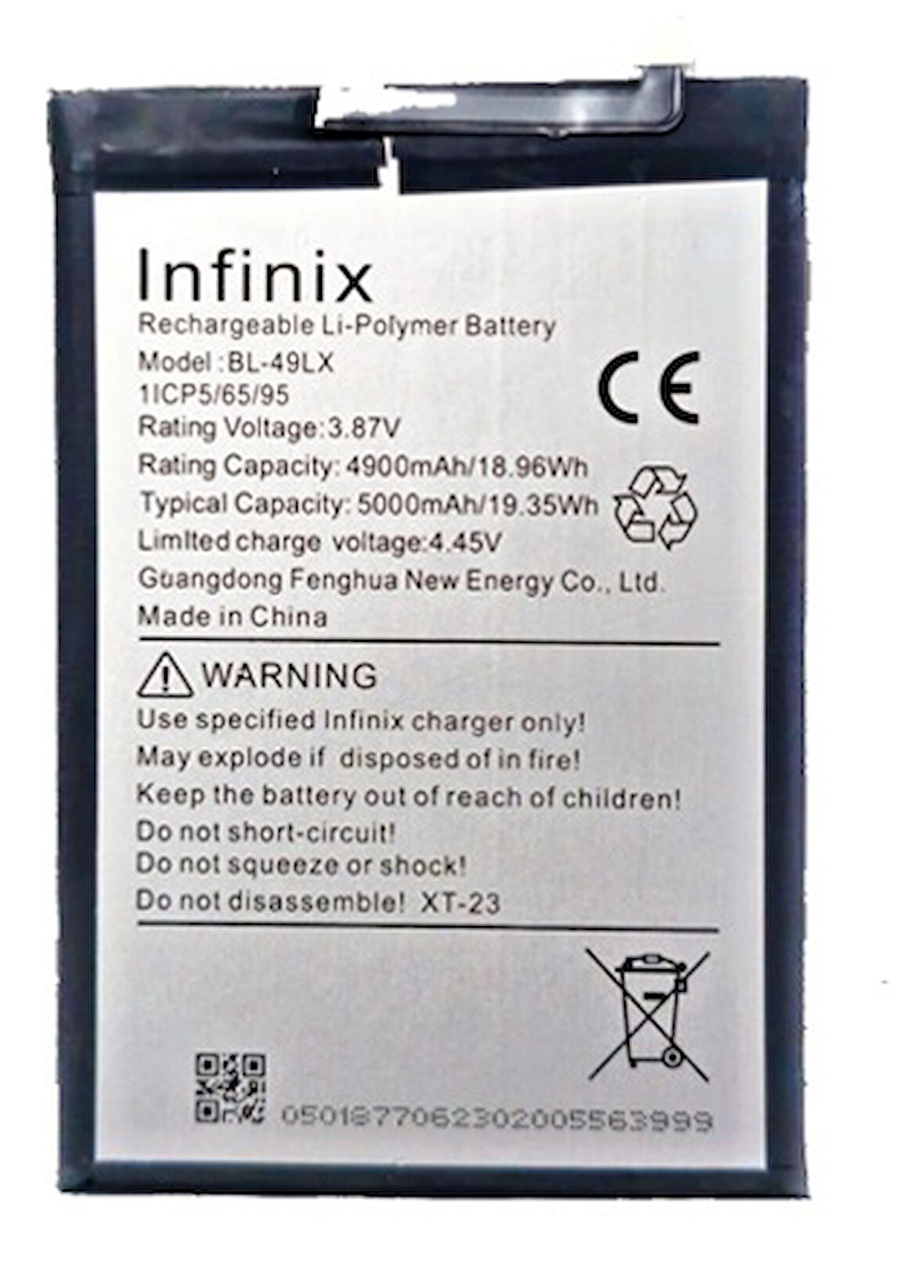 Infinix HOT 12 Uyumlu Batarya Pil Sıfır Orijinal