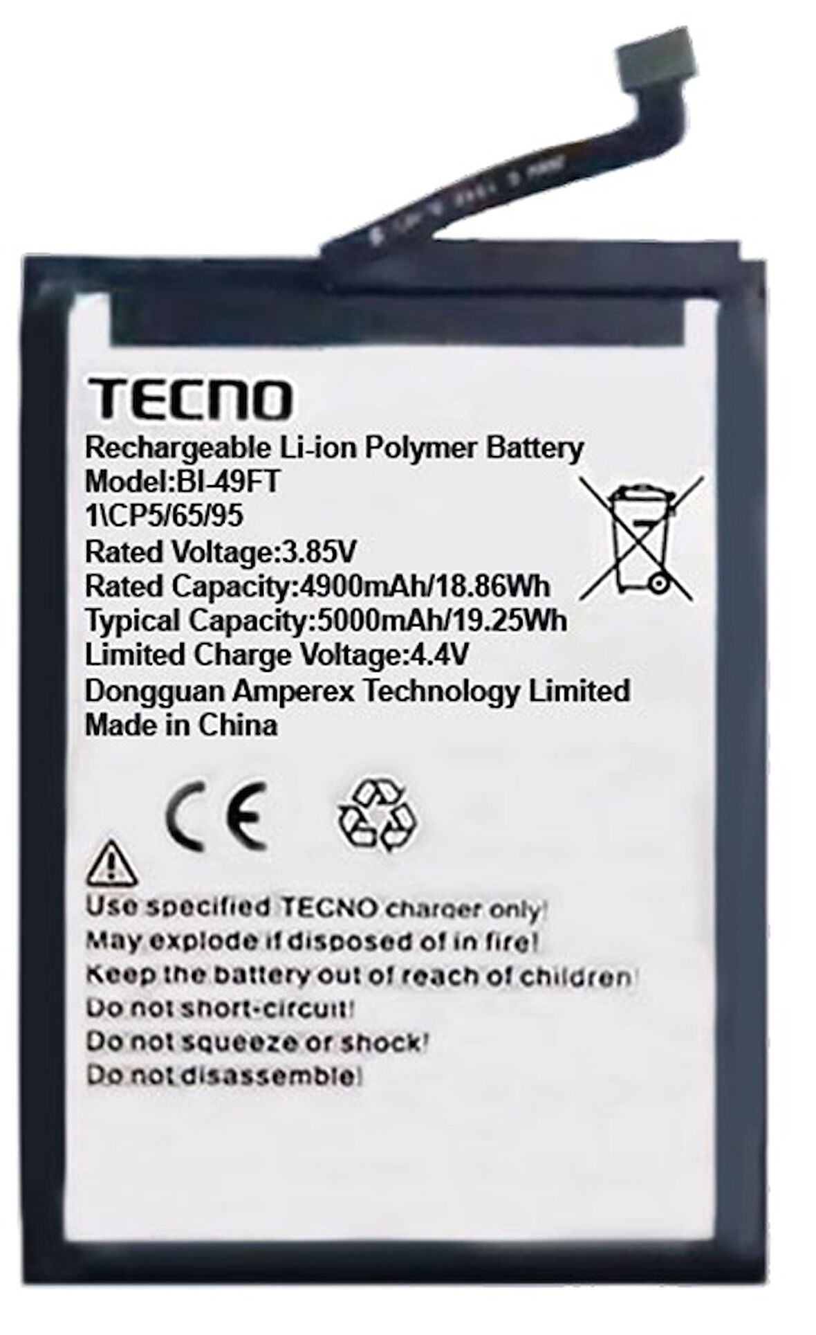 Tecno Spark 8T Uyumlu Batarya Pil Sıfır Orijinal