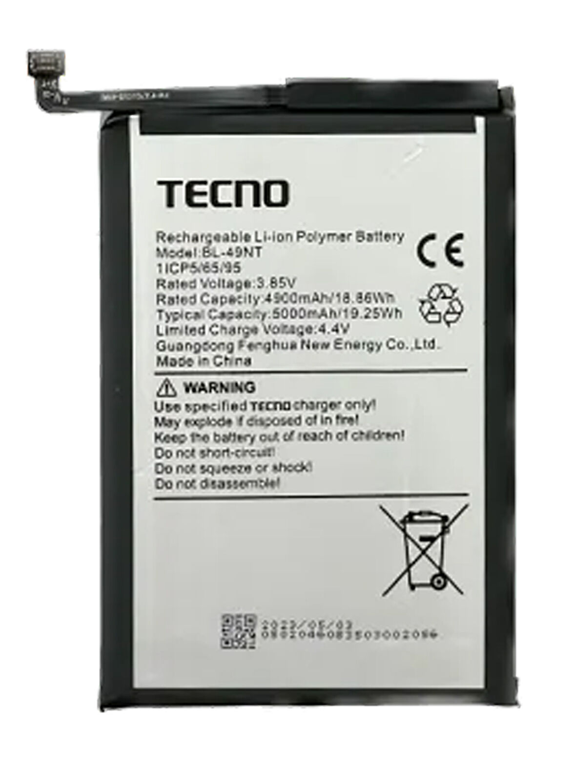 Tecno Spark 10C Uyumlu Batarya Pil Sıfır Orijinal