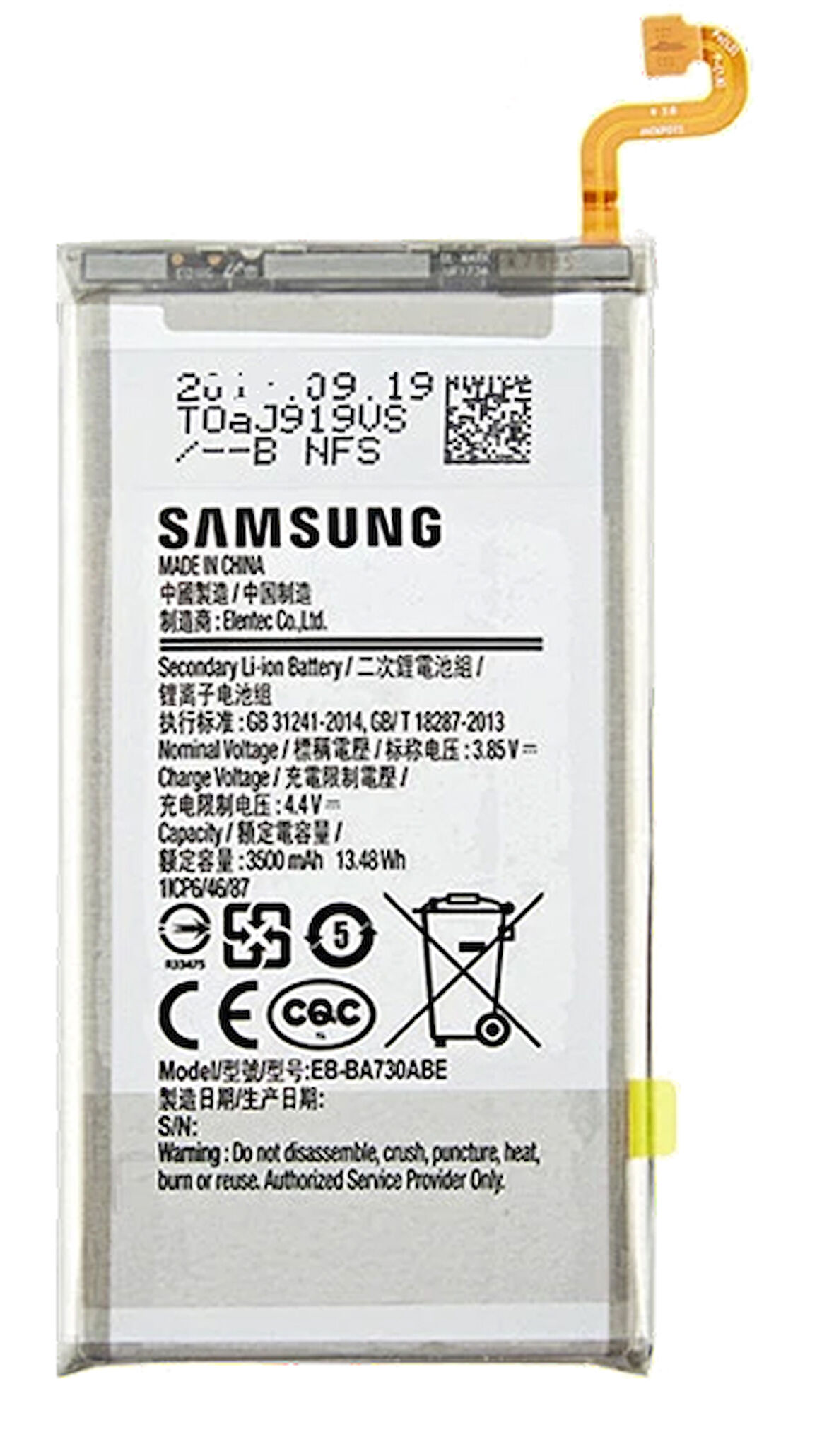 Samsung Galaxy A8 PLUS - 2018 - SM-A730 Uyumlu Batarya Pil Sıfır Orijinal