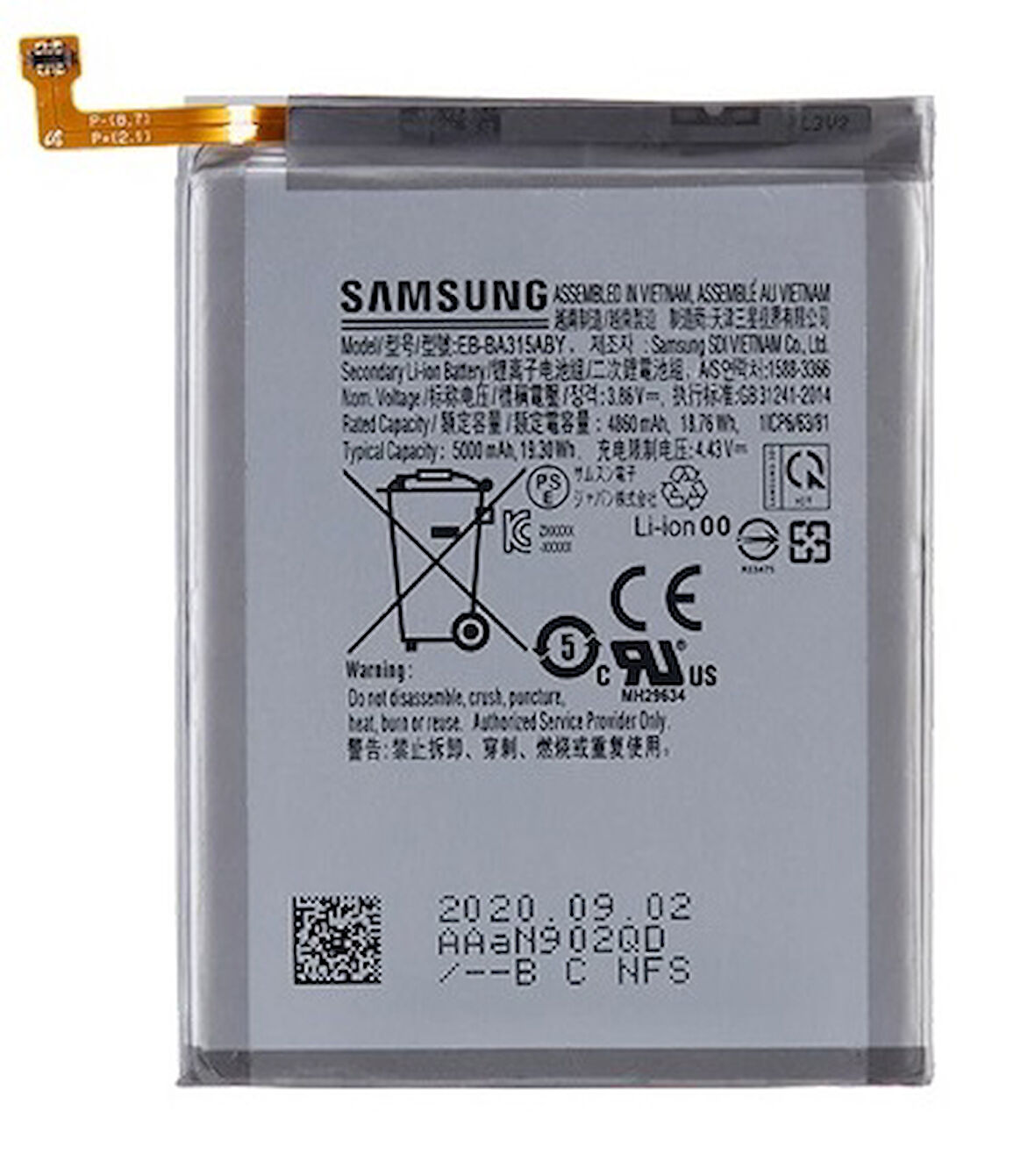 Samsung Galaxy A32 - 4G Uyumlu Batarya Pil Sıfır Orijinal
