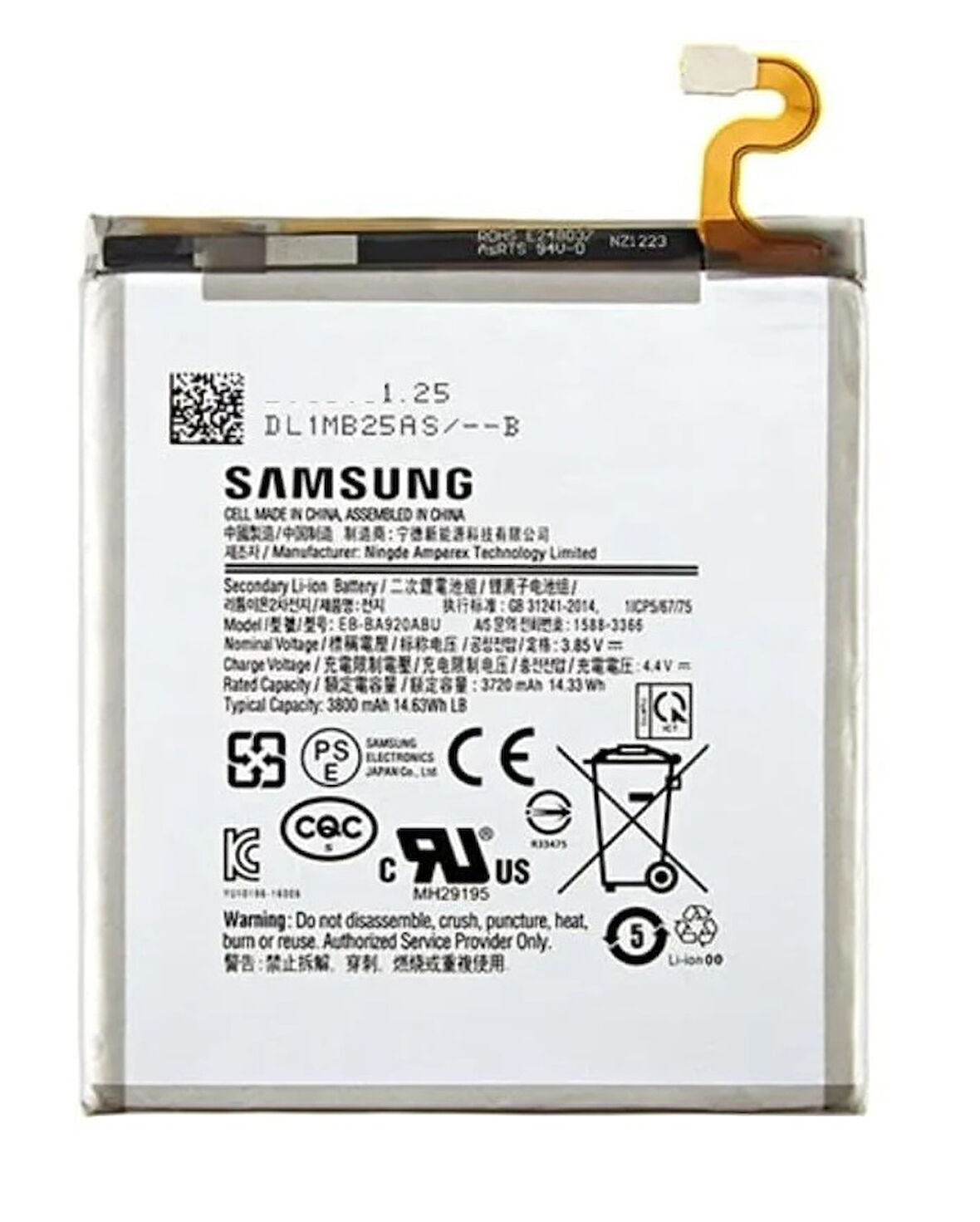 Samsung Galaxy A9 - SM- A920 Uyumlu Batarya Pil Sıfır Orijinal