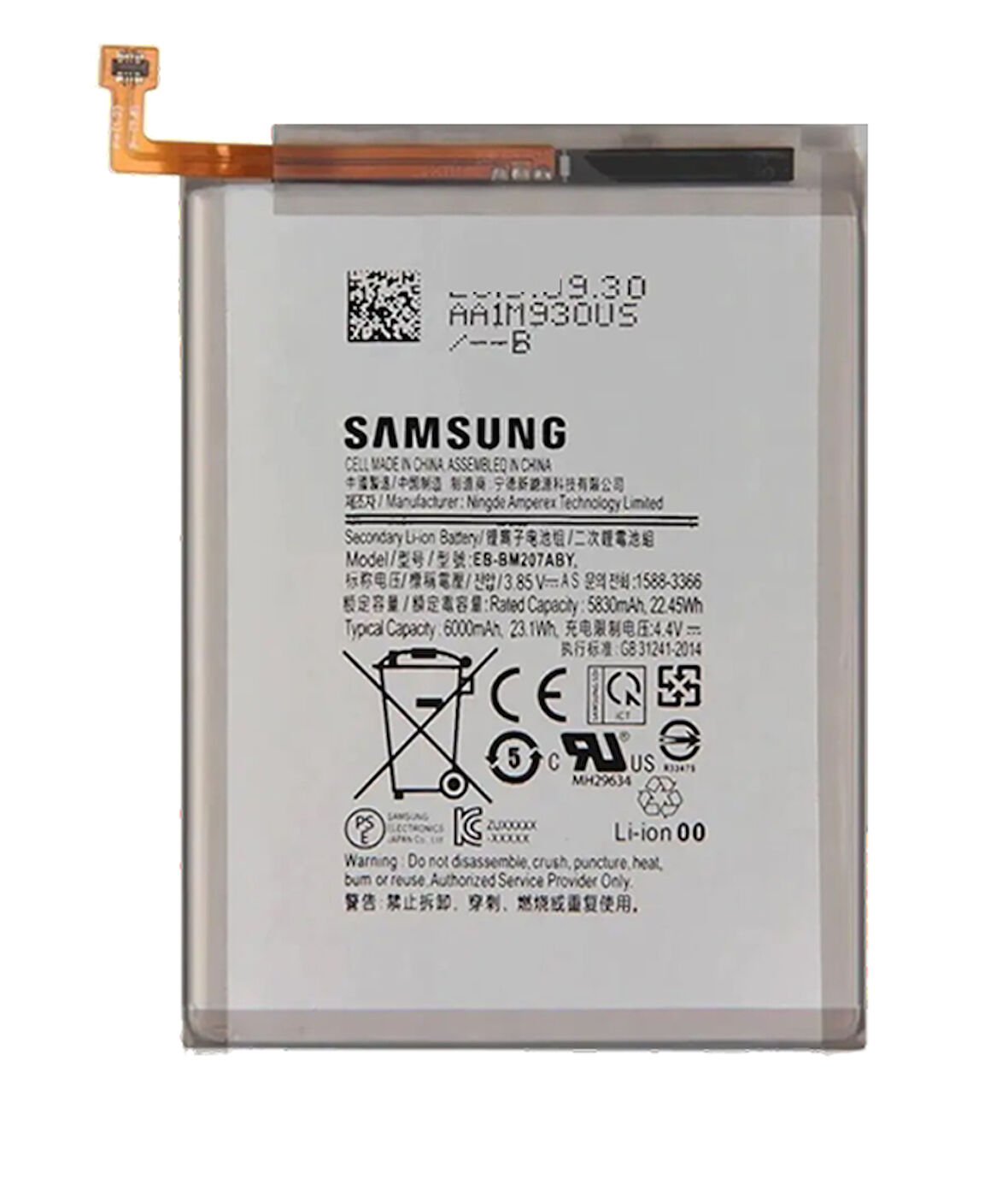 Samsung Galaxy M21 - SM-M215 Uyumlu Batarya Pil Sıfır Orijinal