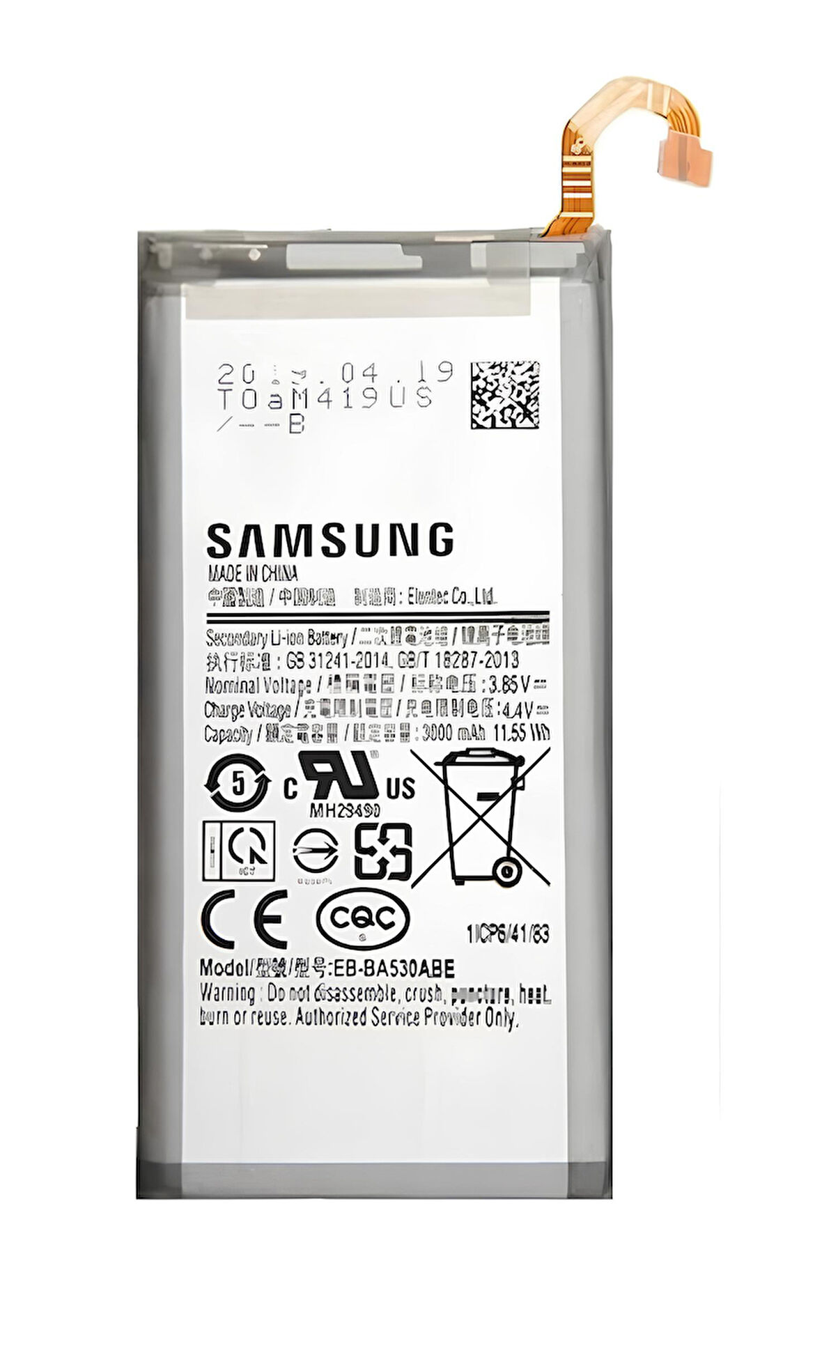 Samsung Galaxy J8 - SM-J800 Uyumlu Batarya Pil Sıfır Orijinal