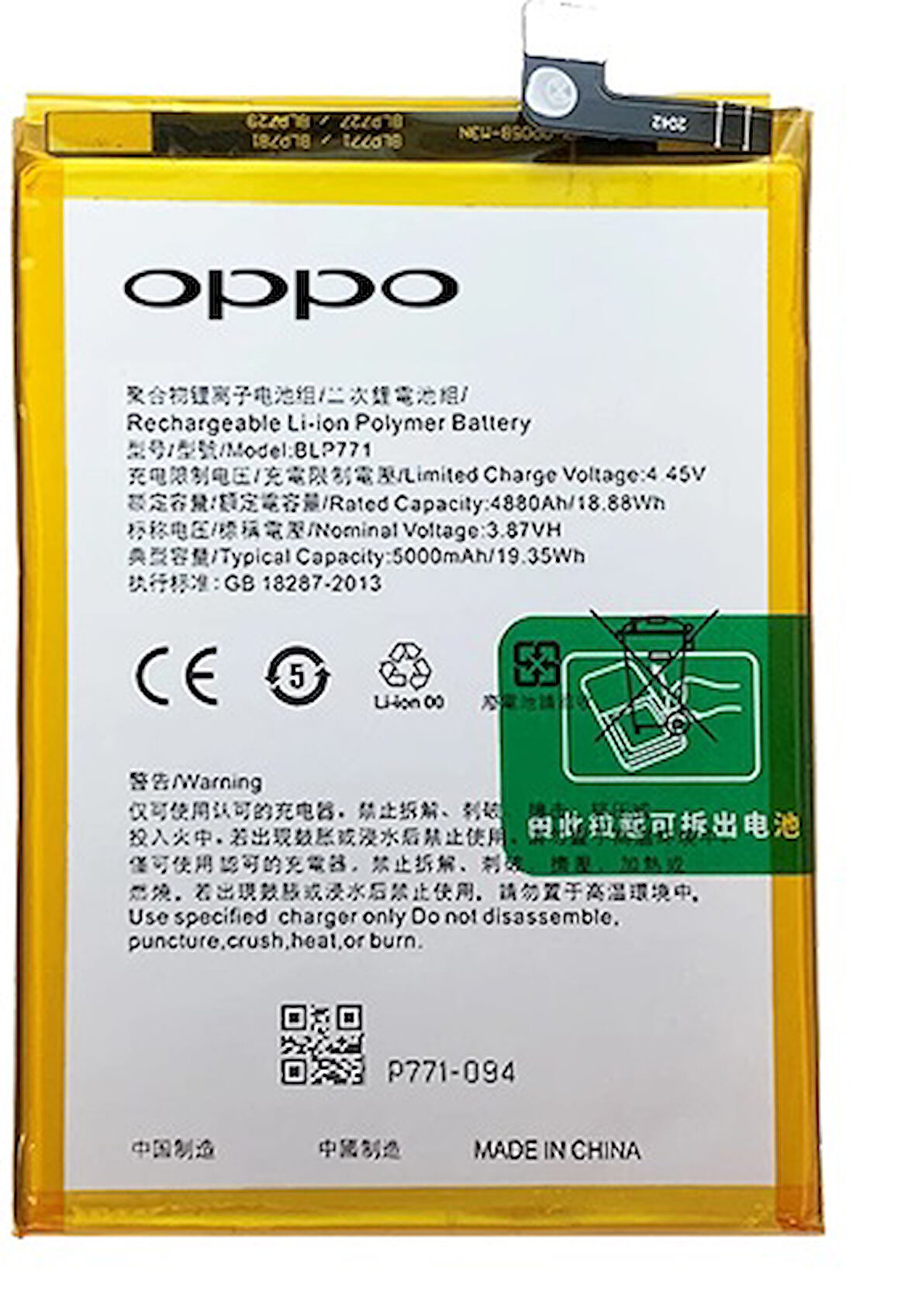 Oppo Realme Narzo 10 - Blp771 Uyumlu Batarya Pil Sıfır Orijinal