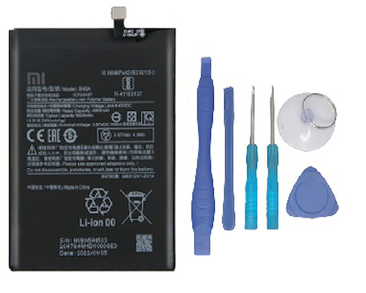 Xiaomi POCO M3 PRO - BN 5A - Uyumlu Batarya Pil Sıfır Orijinal + TAMİR SETİ