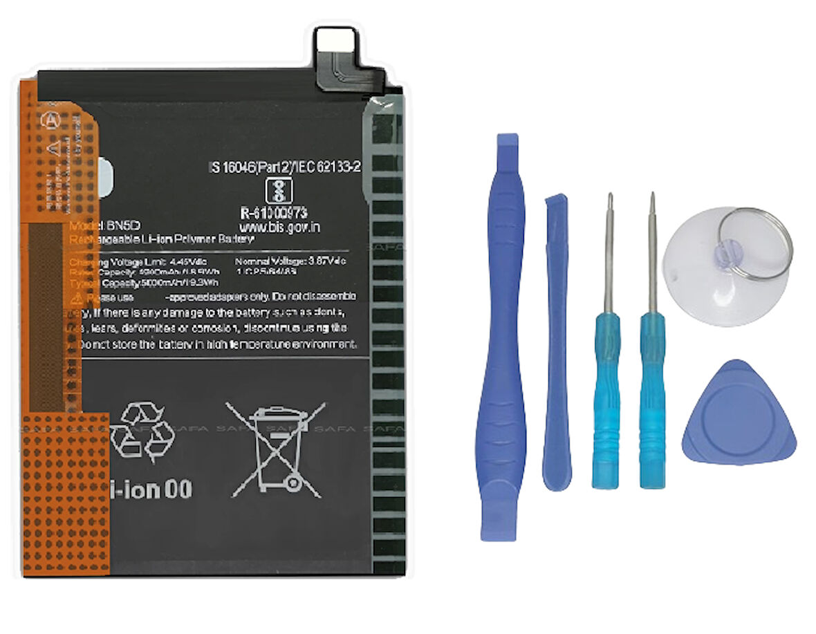 Xiaomi POCO M4 PRO 4G  - BN 5C - Uyumlu Batarya Pil Sıfır Orijinal + TAMİR SETİ