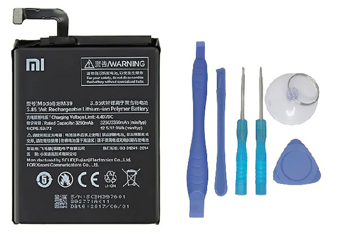 Xiaomi Mİ 6 - BM 39 - Uyumlu Batarya Pil Sıfır Orijinal + TAMİR SETİ