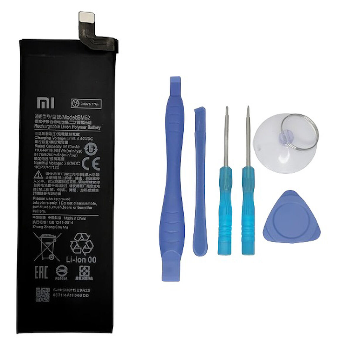 Xiaomi Mi NOTE 10 PRO - BM 52 - Uyumlu Batarya Pil Sıfır Orijinal + TAMİR SETİ