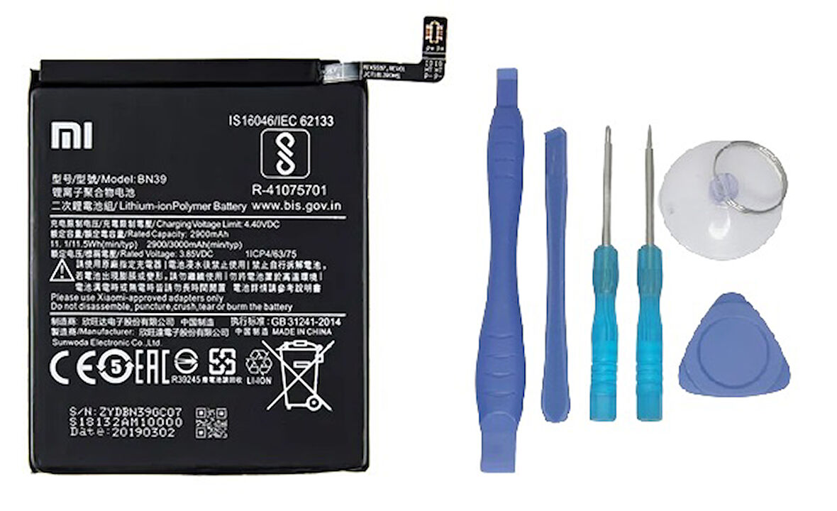 Xiaomi Mi PLAY - BN 39 - Uyumlu Batarya Pil Sıfır Orijinal + TAMİR SETİ