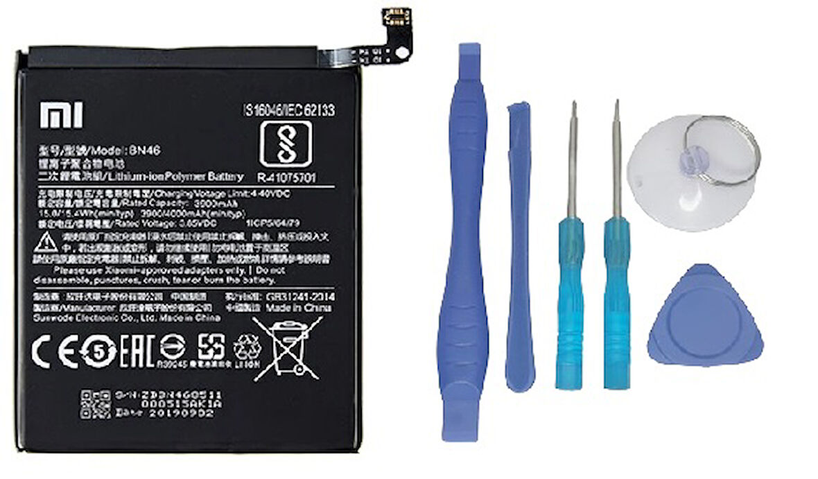 Xiaomi Redmi NOTE 8T  - BN 46 - Uyumlu Batarya Pil Sıfır Orijinal + TAMİR SETİ