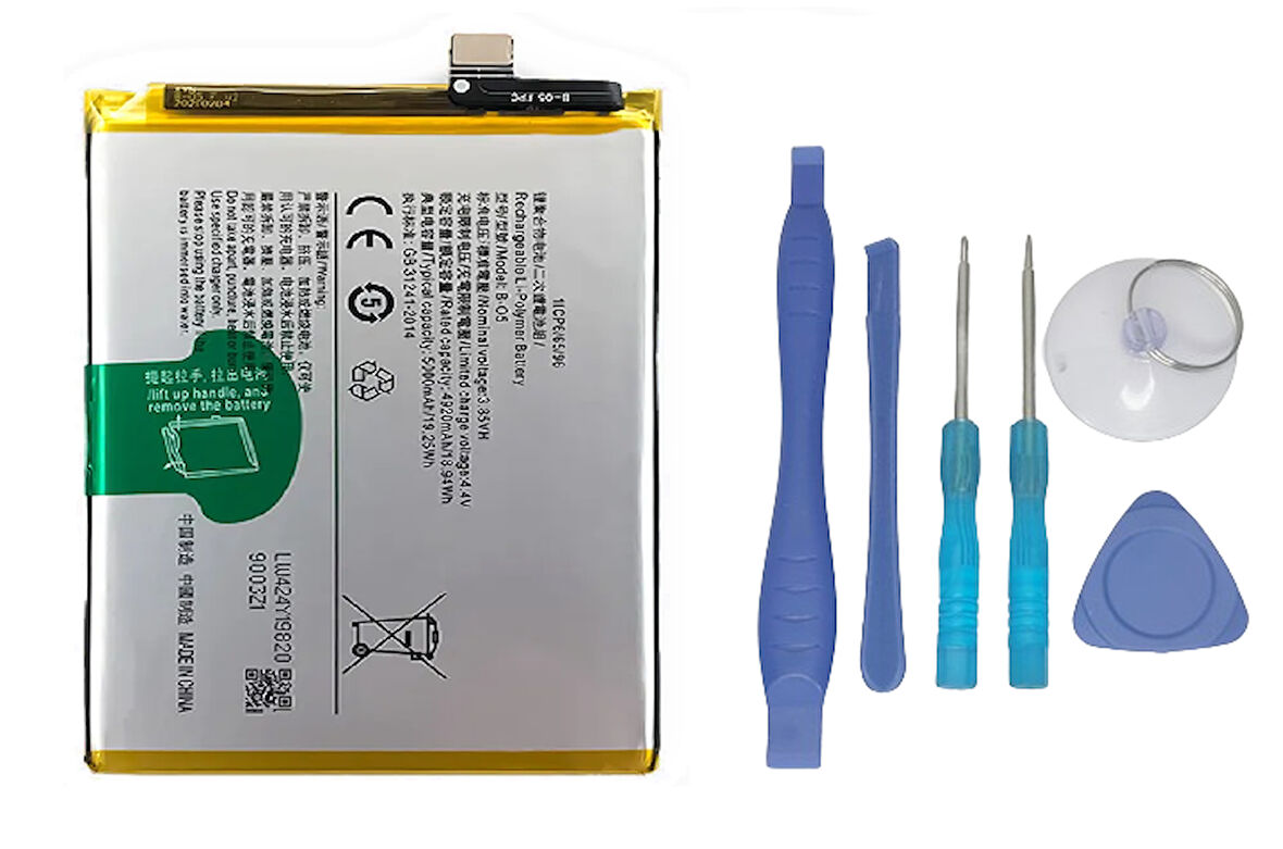 Vivo Y20 Uyumlu Batarya Pil Sıfır Orijinal + TAMİR SETİ