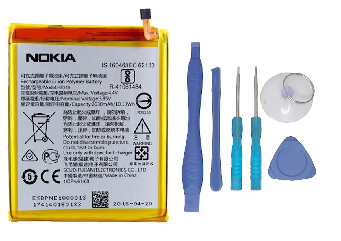 Nokia 3 Uyumlu Batarya Pil Sıfır Orijinal + TAMİR SETİ
