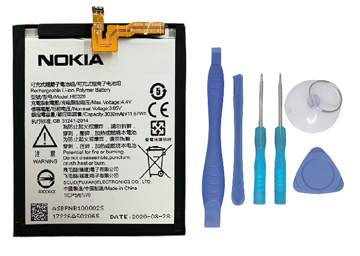 Nokia 8 Uyumlu Batarya Pil Sıfır Orijinal + TAMİR SETİ