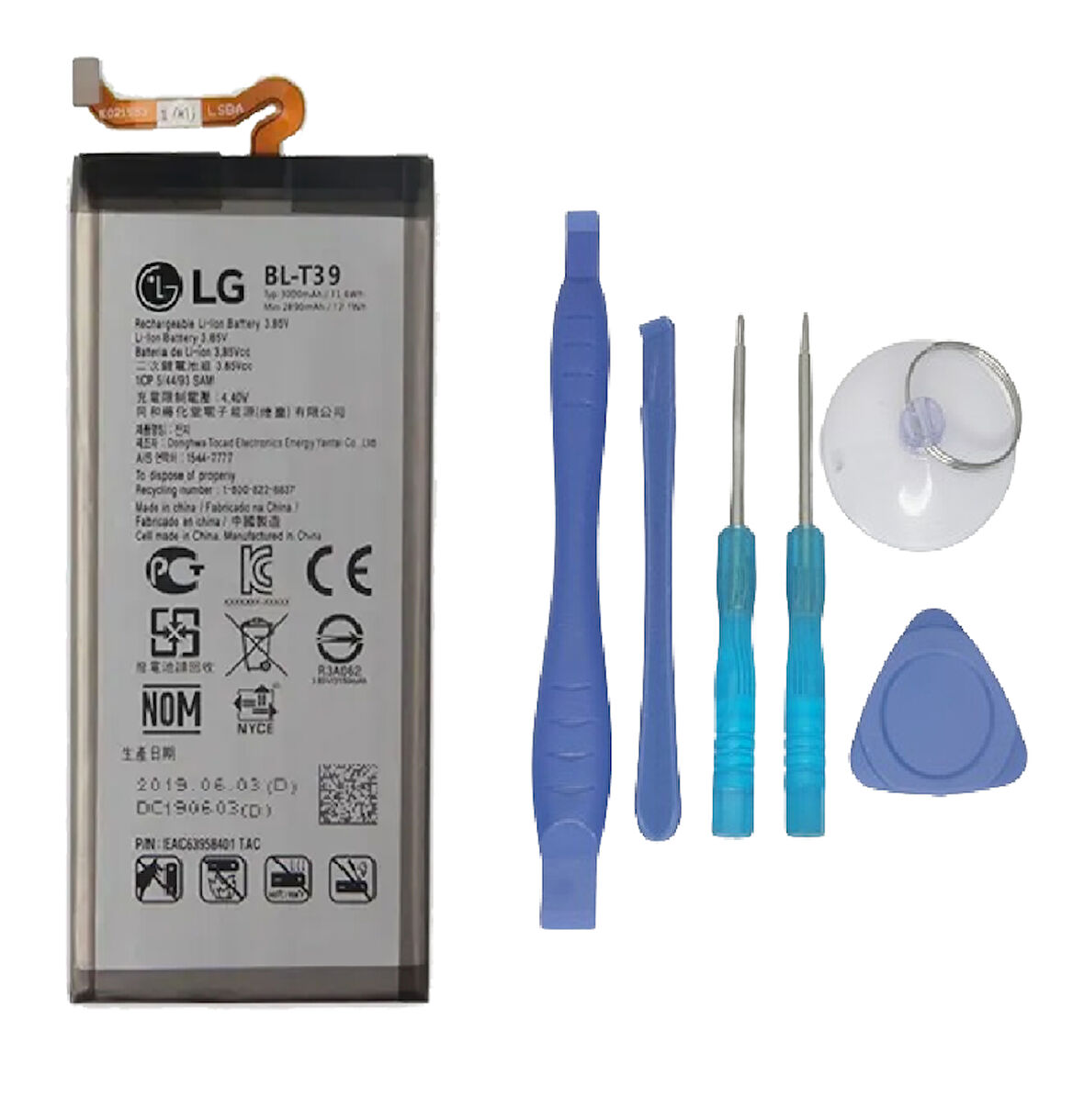 LG Q7 Uyumlu Batarya Pil Sıfır Orijinal + TAMİR SETİ