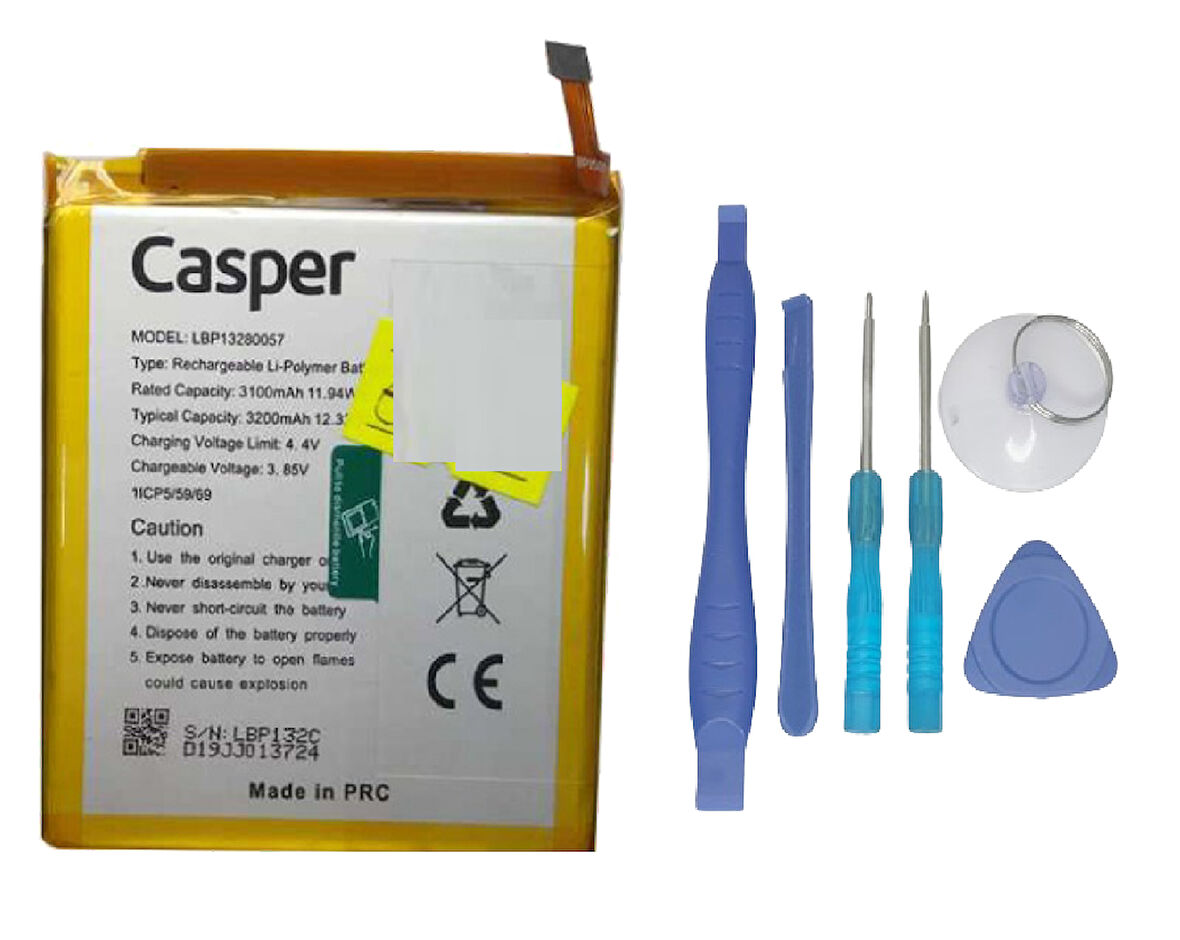 Casper Via E3 Uyumlu Batarya Pil Sıfır Orijinal + TAMİR SETİ