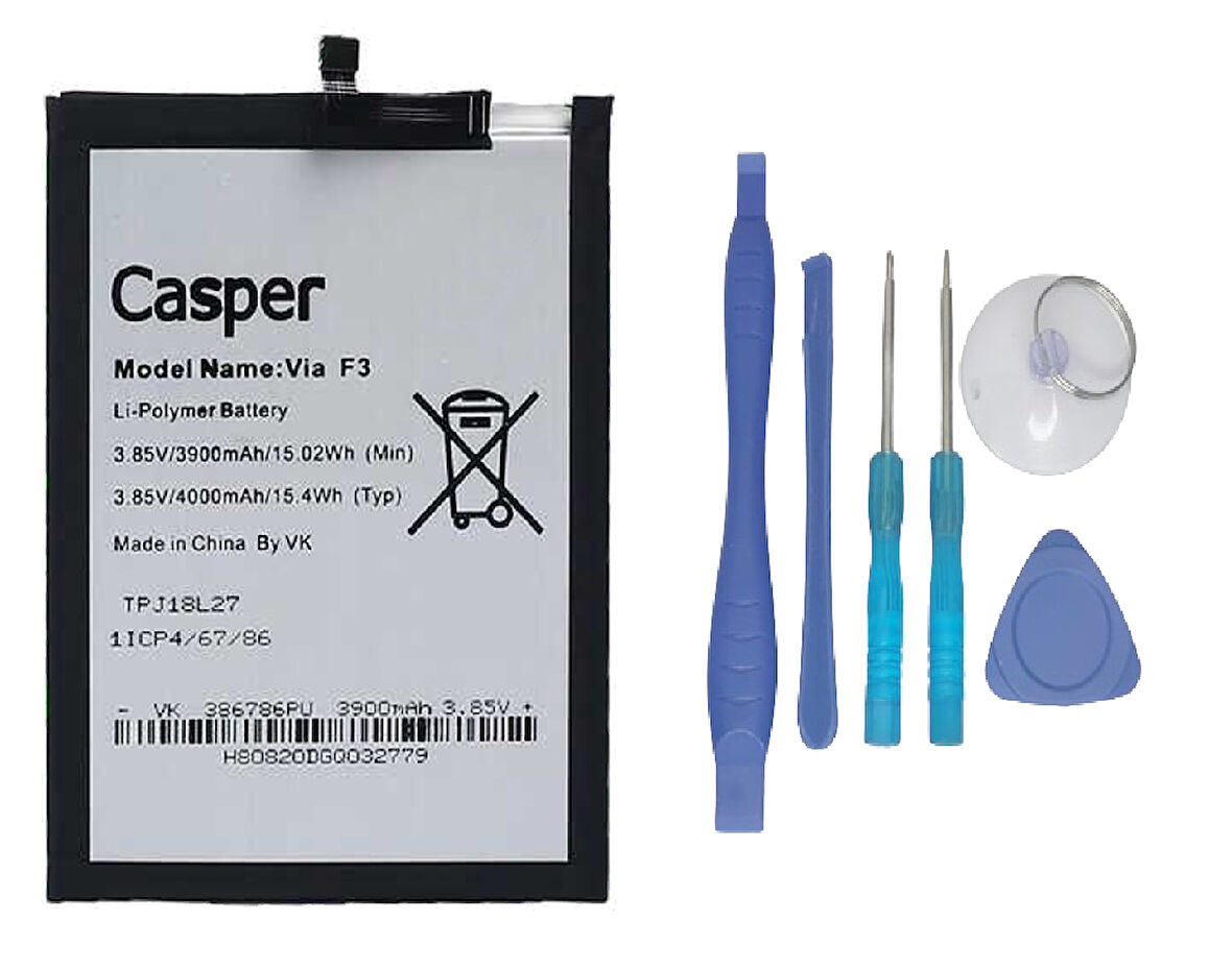 Casper Via F3 Uyumlu Batarya Pil Sıfır Orijinal + TAMİR SETİ