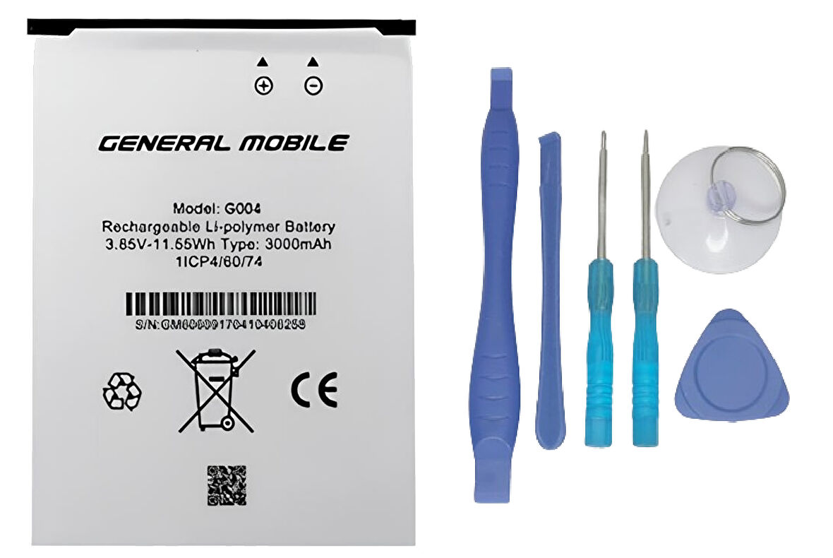 Genaral Mobile GM 6 Uyumlu Batarya Pil Sıfır Orijinal + TAMİR SETİ