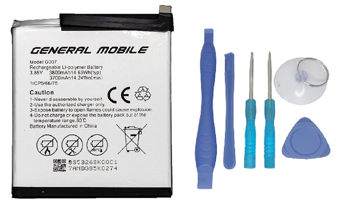 Genaral Mobile GM 9 PRO Uyumlu Batarya Pil Sıfır Orijinal + TAMİR SETİ