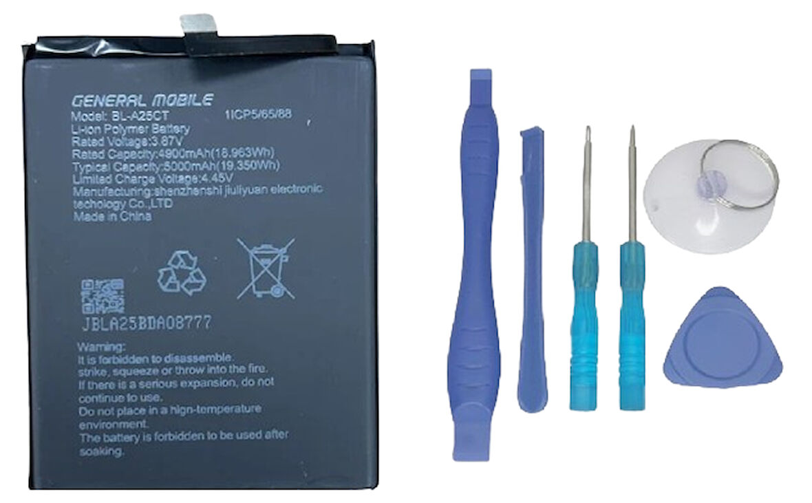 Genaral Mobile GM 21 Uyumlu Batarya Pil Sıfır Orijinal + TAMİR SETİ