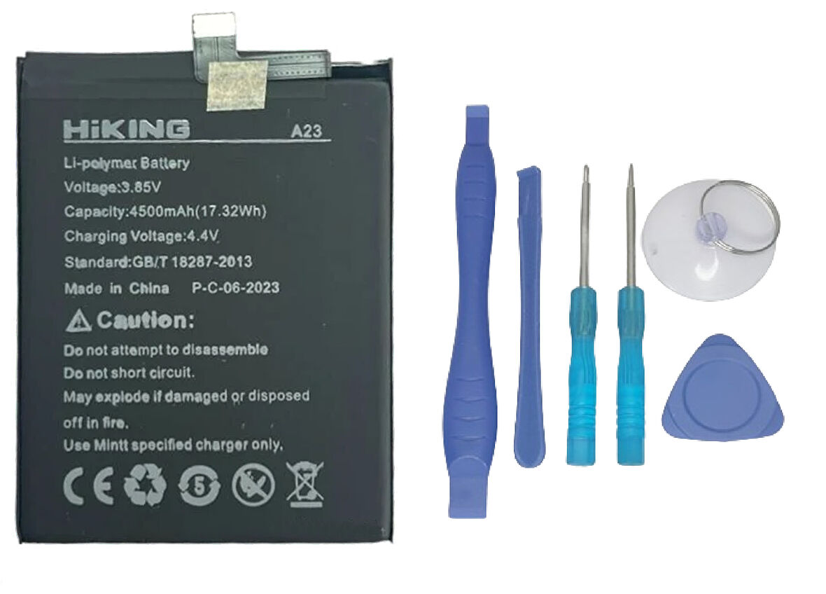 Hiking A23 Uyumlu Batarya Pil Sıfır Orijinal + TAMİR SETİ