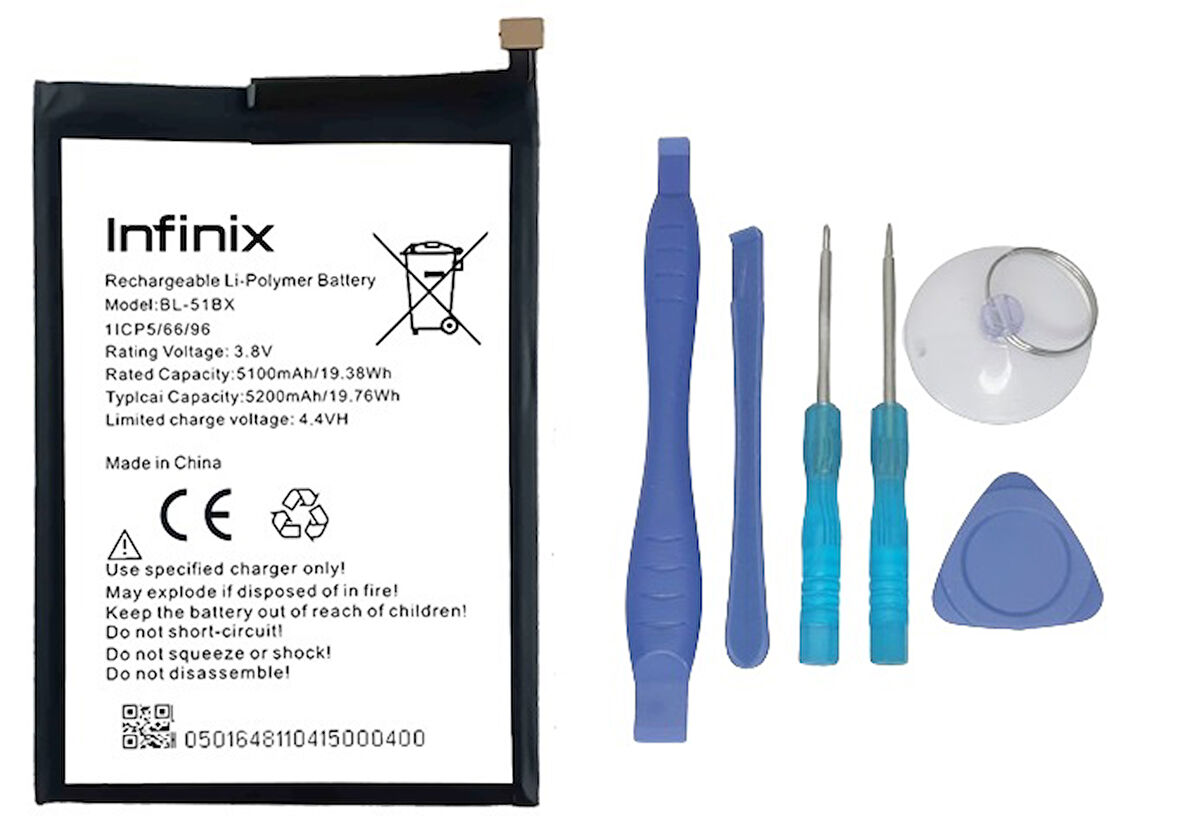 Infinix NOTE 8 Uyumlu Batarya Pil Sıfır Orijinal + TAMİR SETİ