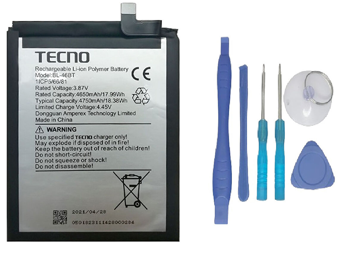 Tecno Camon 18 PRIMER Uyumlu Batarya Pil Sıfır Orijinal + TAMİR SETİ