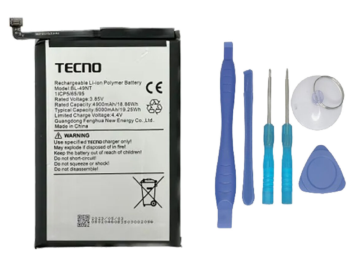 Tecno Spark 10C Uyumlu Batarya Pil Sıfır Orijinal + TAMİR SETİ