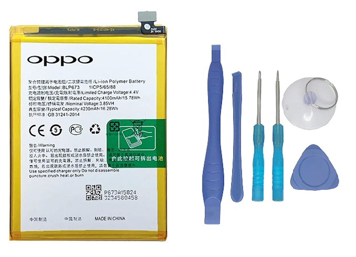 Oppo AX7 - BLP673 - Uyumlu Batarya Pil Sıfır Orijinal + TAMİR SETİ