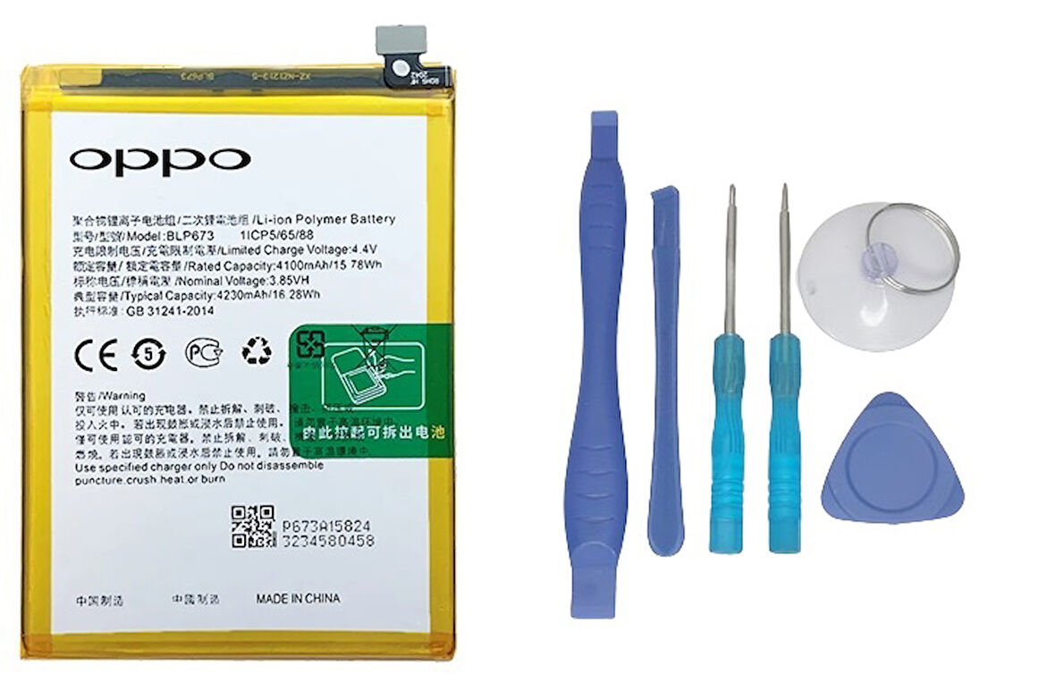 Oppo A12 - BLP637 - Uyumlu Batarya Pil Sıfır Orijinal + TAMİR SETİ