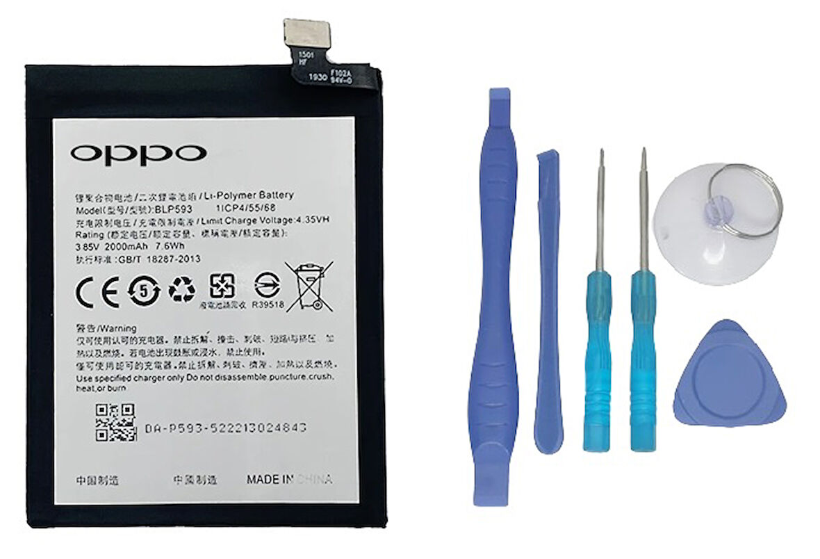 Oppo A31 - BLP593 - Uyumlu Batarya Pil Sıfır Orijinal + TAMİR SETİ