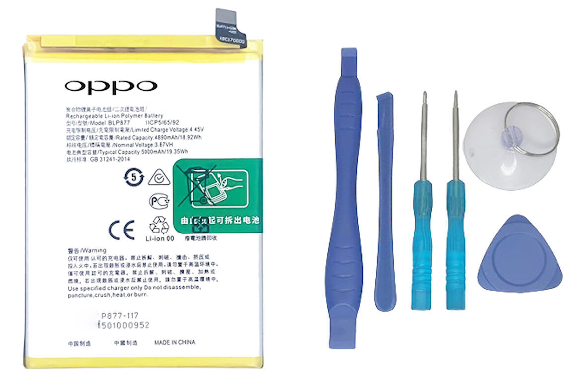 Oppo Realme C30 - Blp877 - Uyumlu Batarya Pil Sıfır Orijinal + TAMİR SETİ