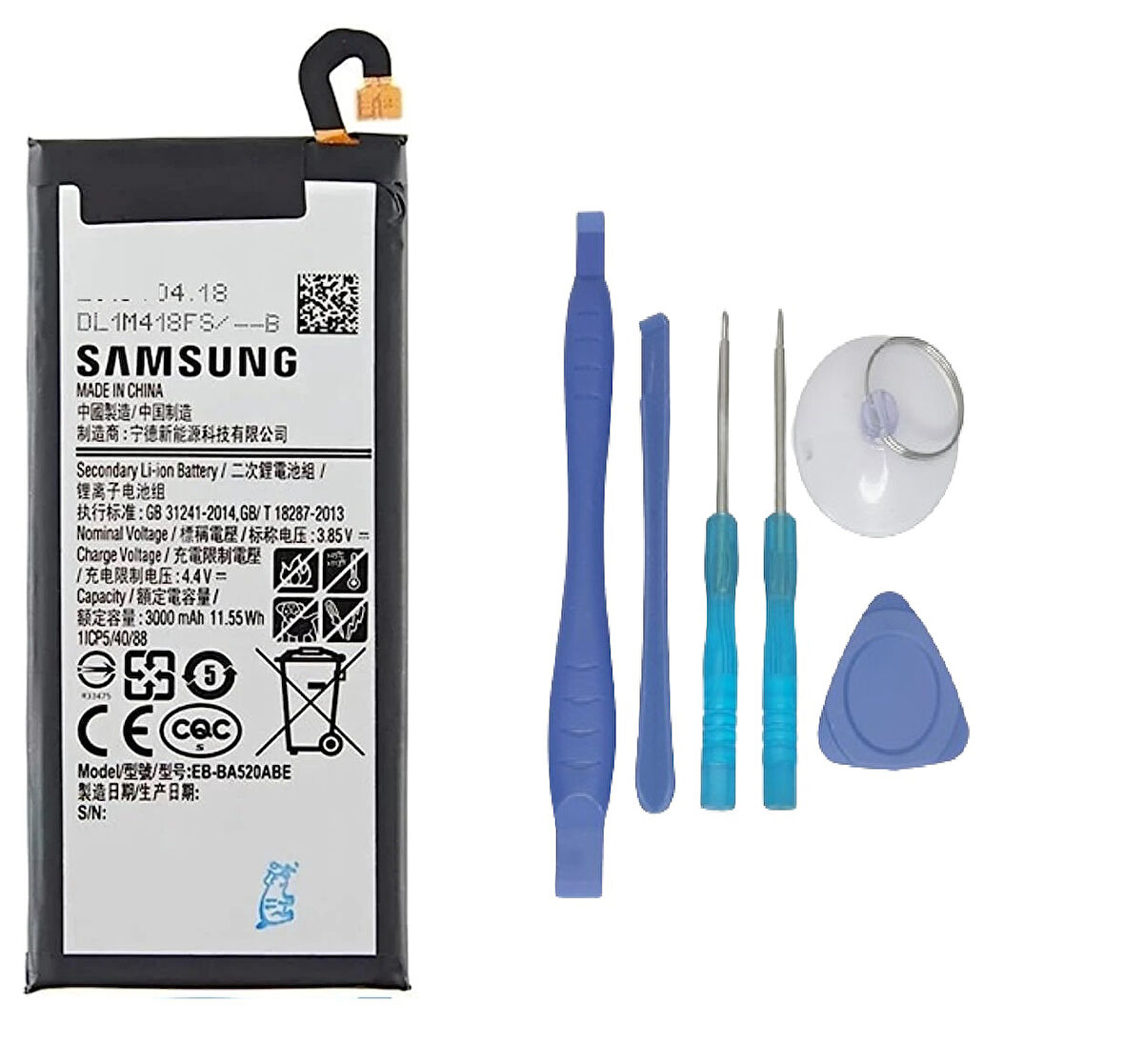 Samsung Galaxy A5 - 2017 - SM-A520 Uyumlu Batarya Pil Sıfır Orijinal + TAMİR SETİ