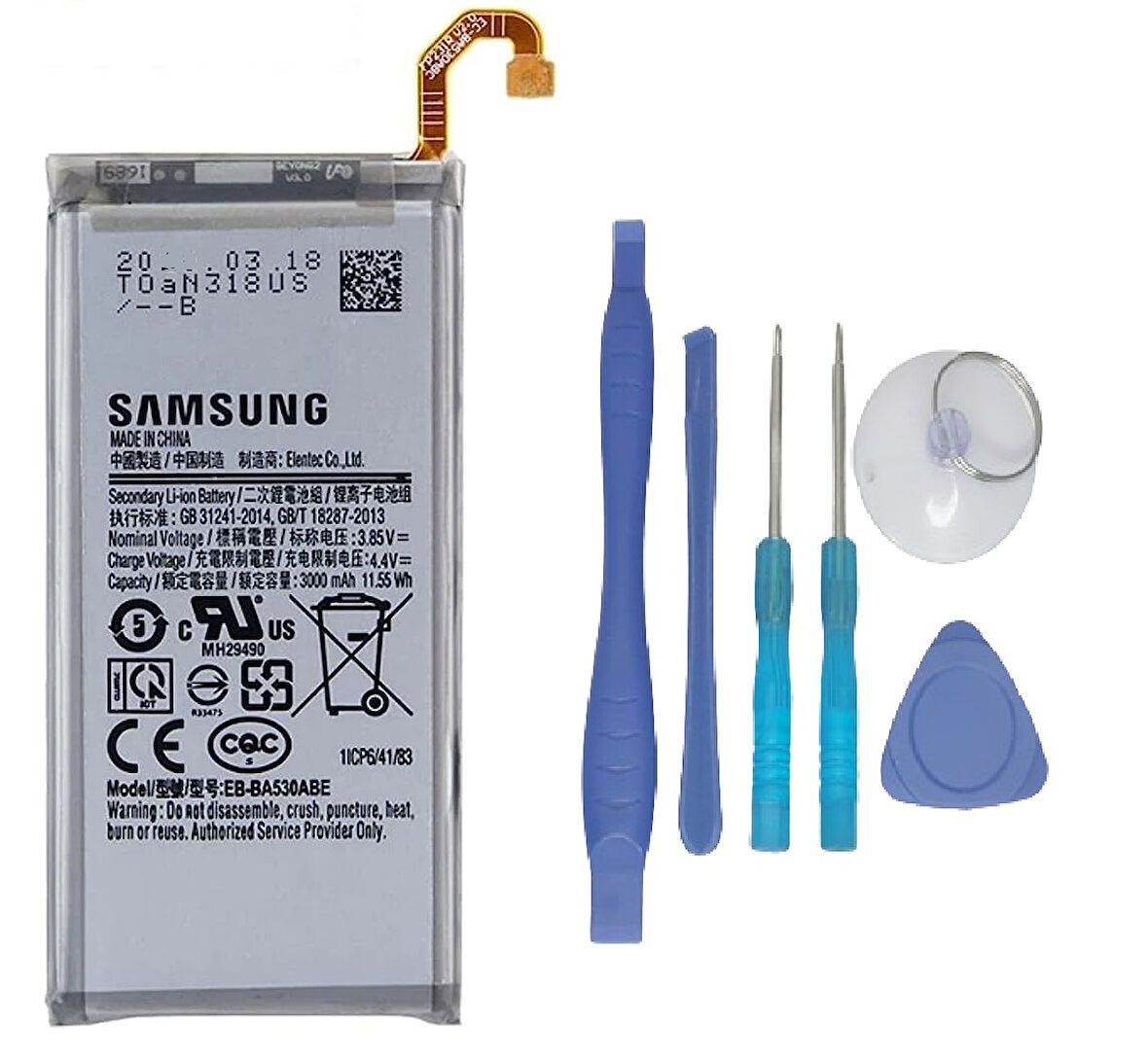 Samsung Galaxy A8 - 2018 - SM-A530 Uyumlu Batarya Pil Sıfır Orijinal + TAMİR SETİ