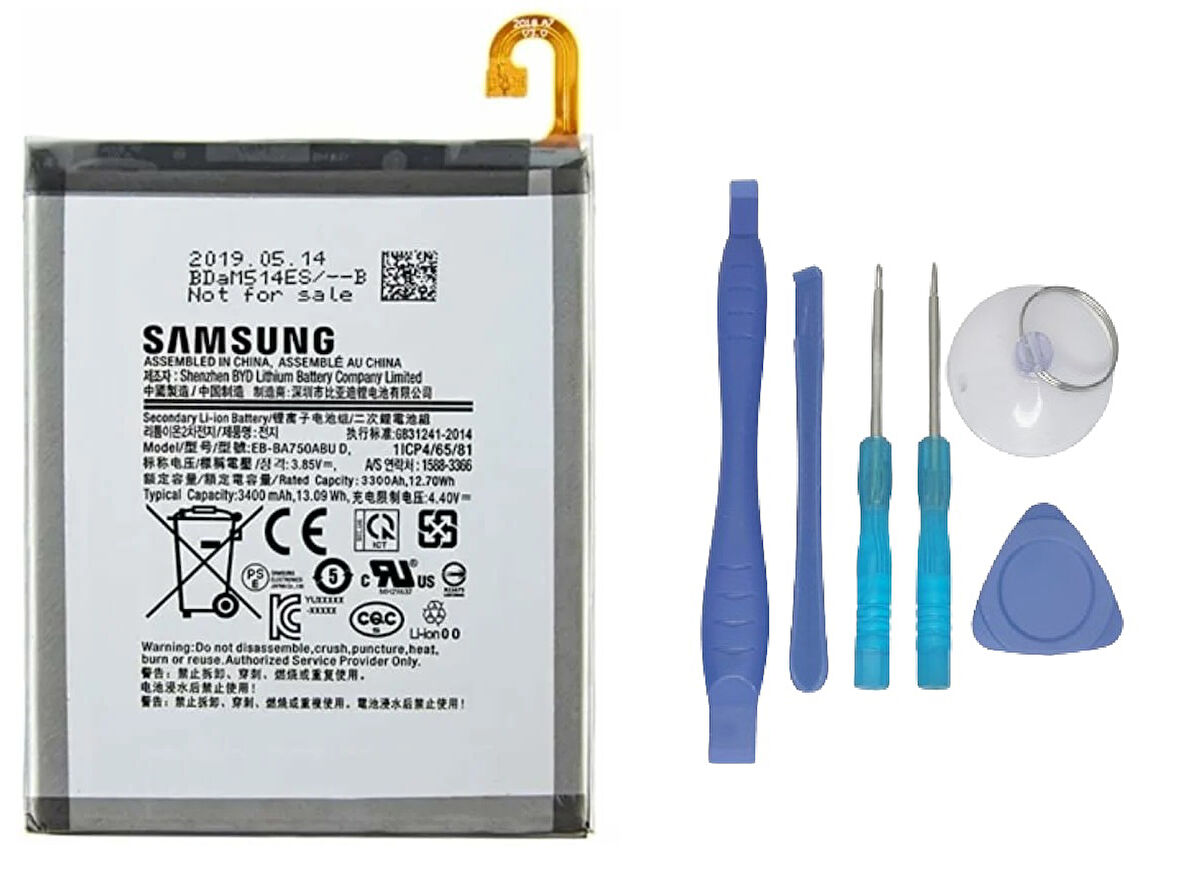 Samsung Galaxy A7 -2018  - SM-A750 Uyumlu Batarya Pil Sıfır Orijinal + TAMİR SETİ