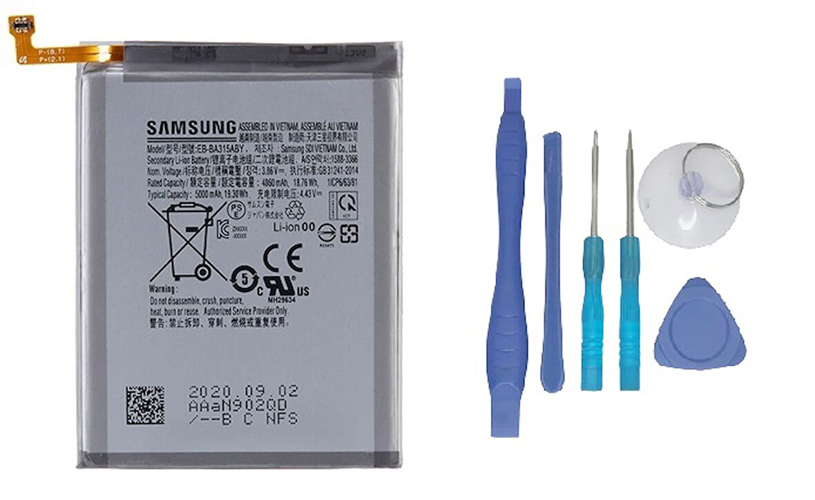 Samsung Galaxy A32 - 4G Uyumlu Batarya Pil Sıfır Orijinal + TAMİR SETİ