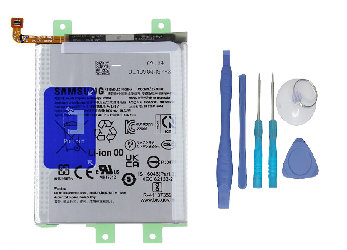 Samsung Galaxy A34 - SM-A346 Uyumlu Batarya Pil Sıfır Orijinal + TAMİR SETİ