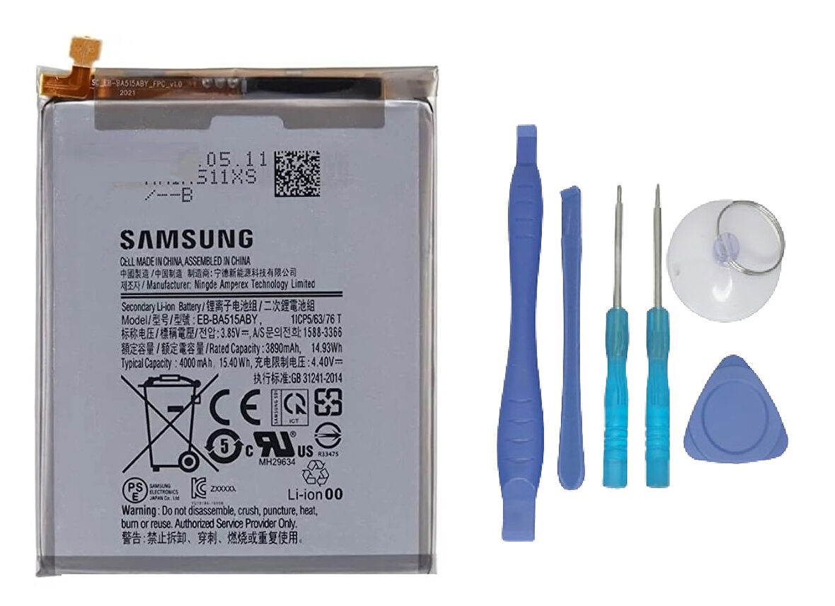 Samsung Galaxy A51 - SM-A515 Uyumlu Batarya Pil Sıfır Orijinal + TAMİR SETİ