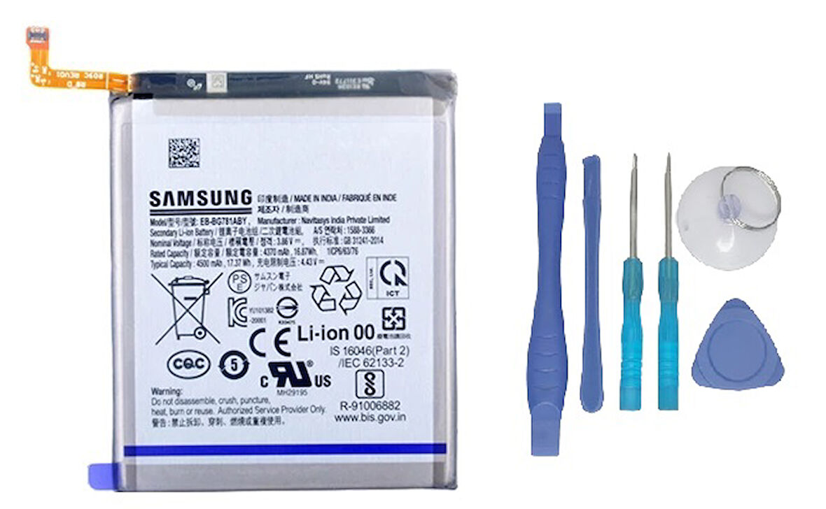 Samsung Galaxy A52 - SM-A525 Uyumlu Batarya Pil Sıfır Orijinal + TAMİR SETİ