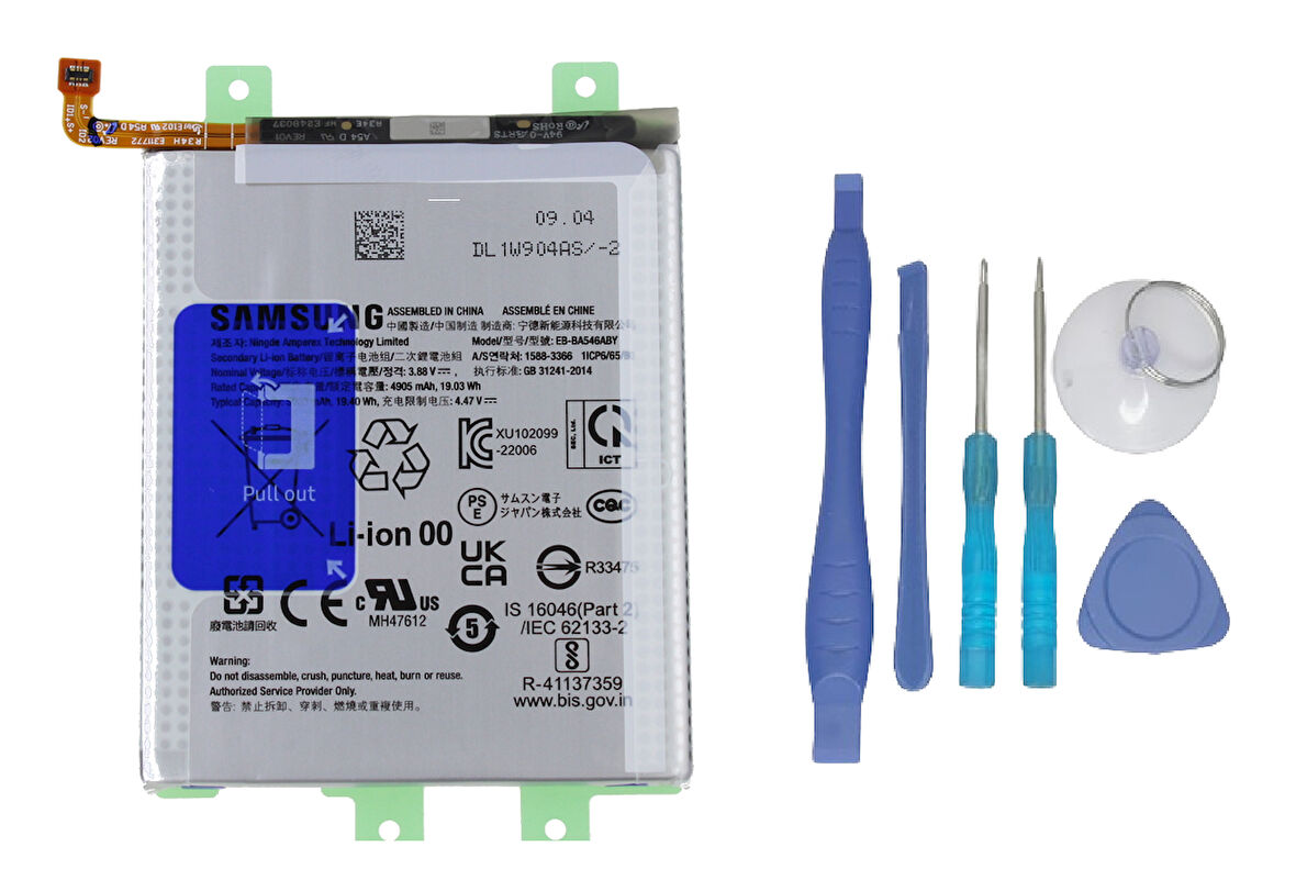 Samsung Galaxy A54 - SM-A546 Uyumlu Batarya Pil Sıfır Orijinal + TAMİR SETİ