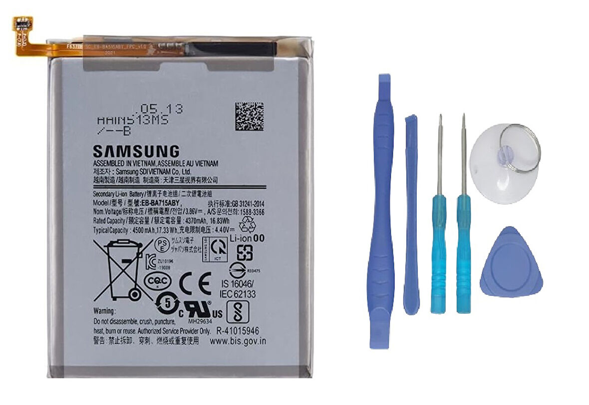 Samsung Galaxy A71 - SM-A715 Uyumlu Batarya Pil Sıfır Orijinal + TAMİR SETİ
