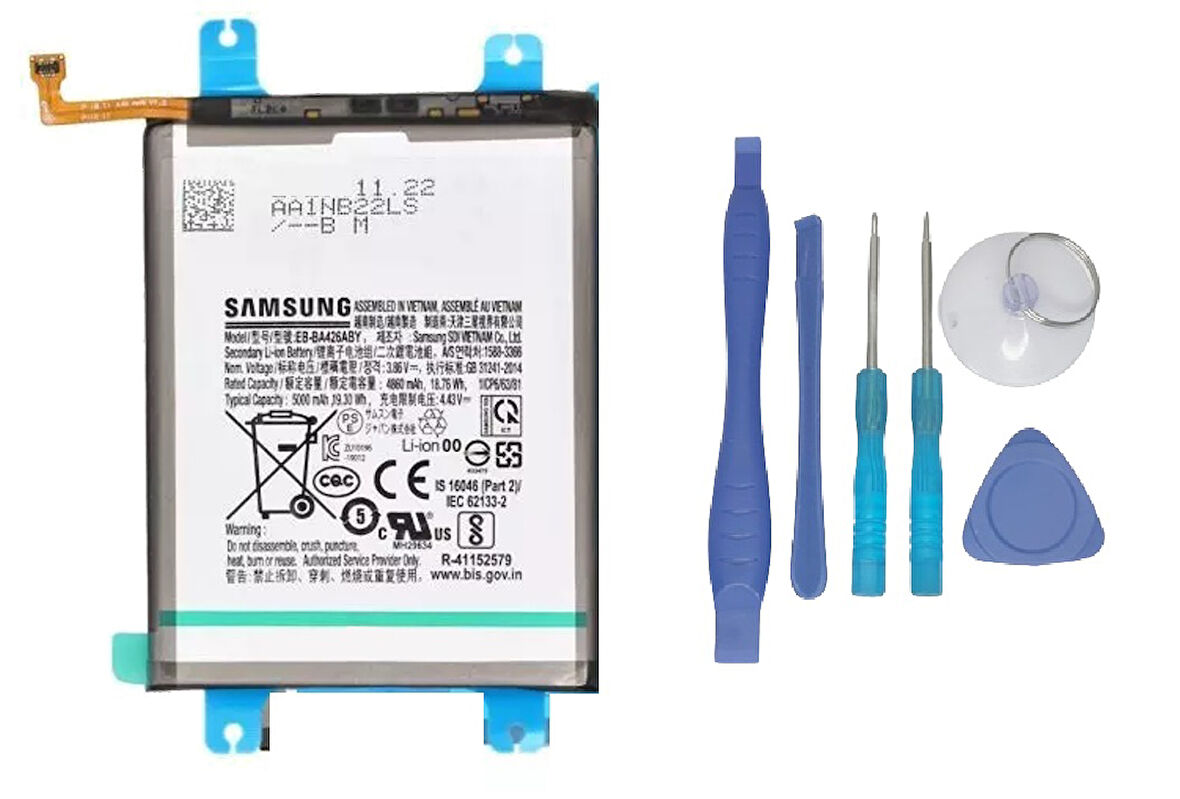 Samsung Galaxy A72 - SM-A725 Uyumlu Batarya Pil Sıfır Orijinal + TAMİR SETİ