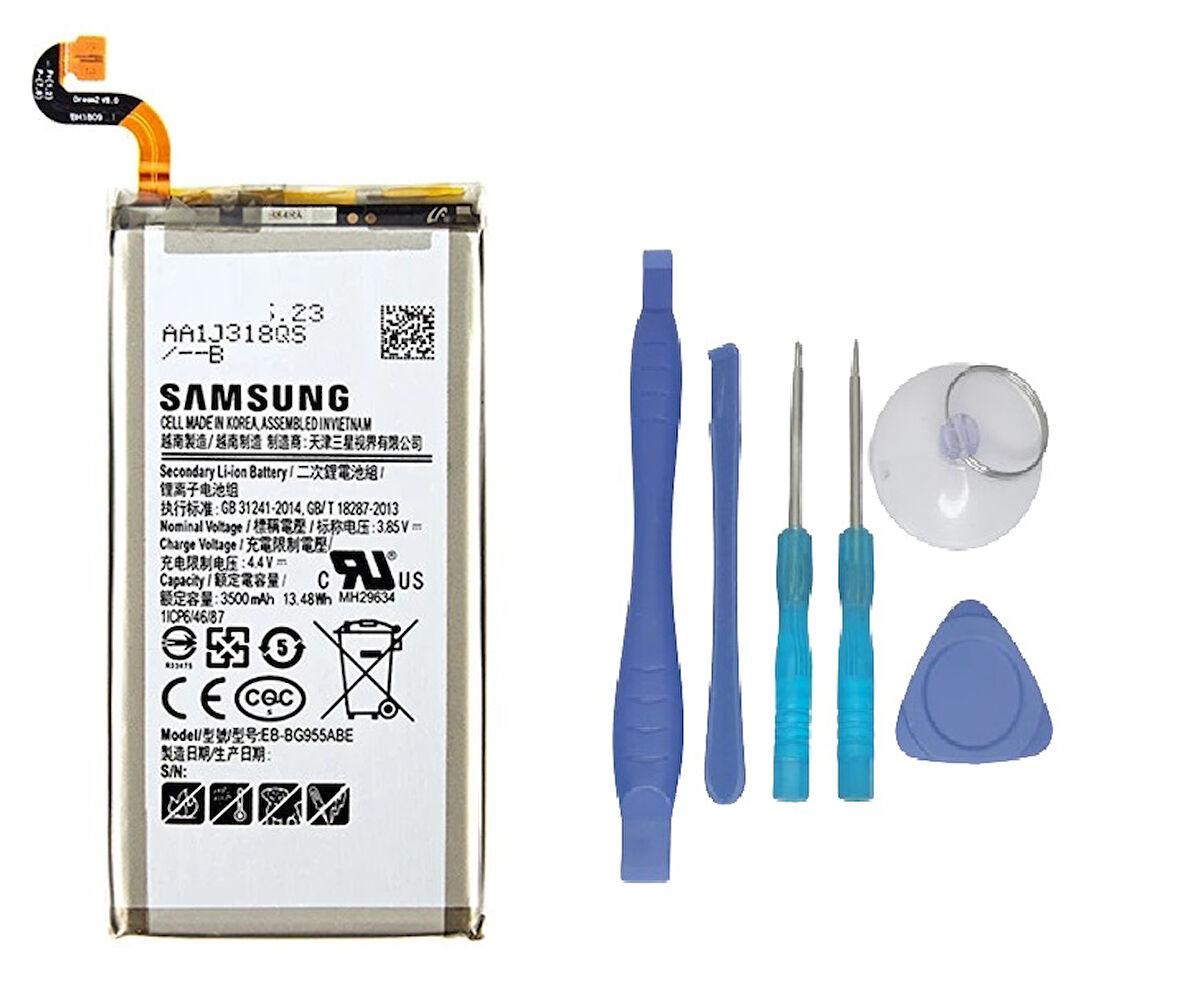 Samsung Galaxy S8 PLUS - SM- G955 Uyumlu Batarya Pil Sıfır Orijinal + TAMİR SETİ