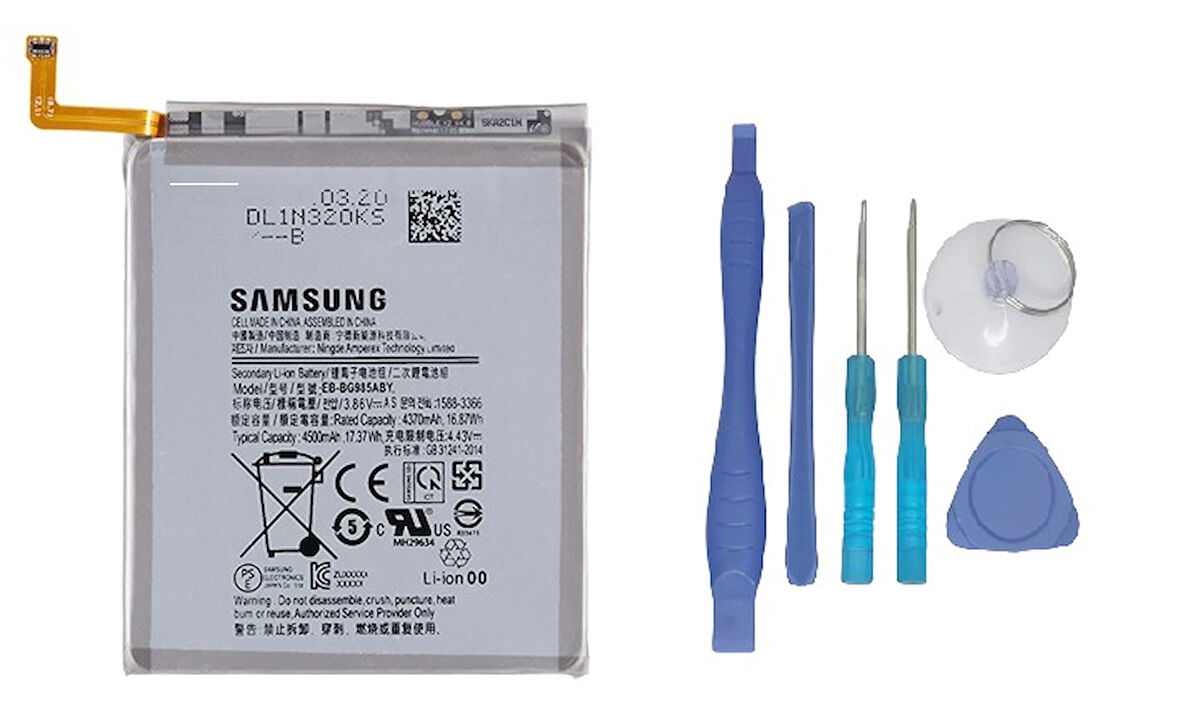 Samsung Galaxy S20 PLUS - SM-G985 Uyumlu Batarya Pil Sıfır Orijinal + TAMİR SETİ