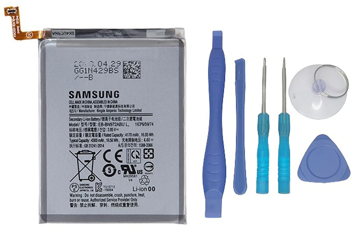 Samsung Galaxy NOTE 10 PLUS - SM-975 Uyumlu Batarya Pil Sıfır Orijinal + TAMİR SETİ