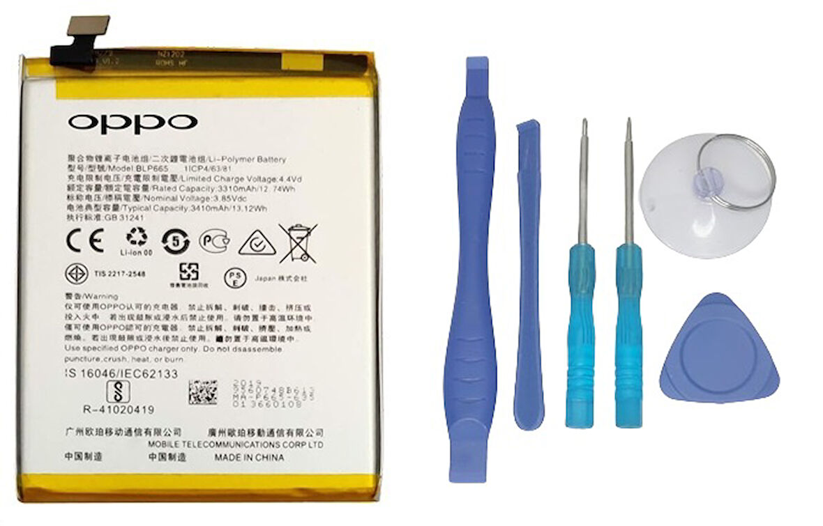 Oppo Realme 1 - Blp665 - Uyumlu Batarya Pil Sıfır Orijinal + TAMİR SETİ