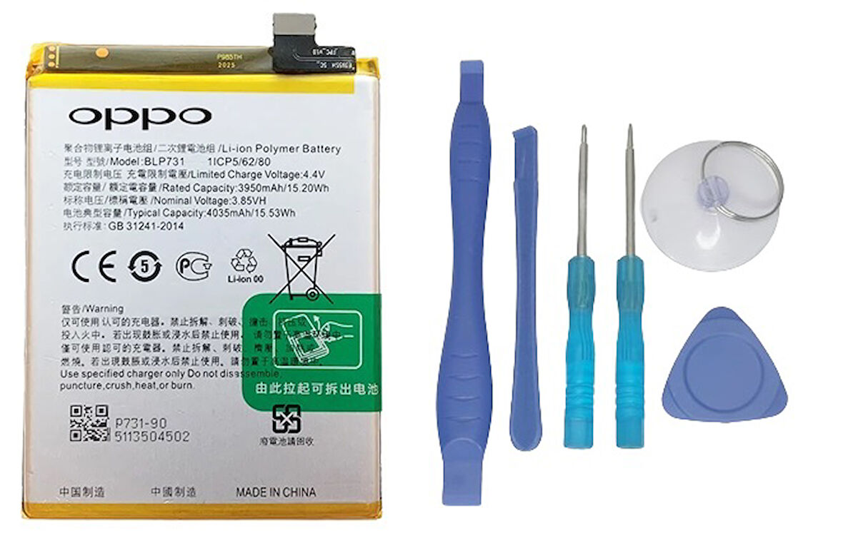 Oppo Realme 5 PRO - Blp731 - Uyumlu Batarya Pil Sıfır Orijinal + TAMİR SETİ